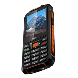 EVOLVEO Strongphone Z6 2,8" DualSIM fekete/narancs mobiltelefon