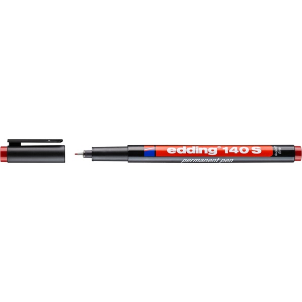 Edding 140 S OHP Permanent 0,3mm piros marker