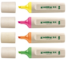 Edding 24 Ecoline 4db-os vegyes színű szövegkiemelő