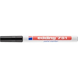 Edding 751 1-2mm fekete lakkmarker