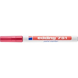 Edding 751 1-2mm piros lakkmarker