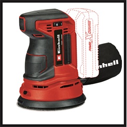 Einhell 4462010 PXC TE-RS 18 Li-Solo akku és töltő nélkül akkumulátoros excentercsiszoló