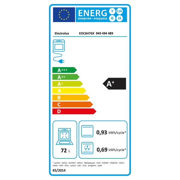 Electrolux EOC6H76X SteamCrisp inox beépíthető gőzsütő