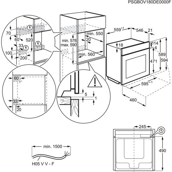 Electrolux EOC9P31WX SteamCrisp beépíthető gőzsütő