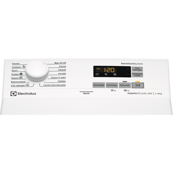 Electrolux EW6T5261H 6 kg felültöltős mosógép