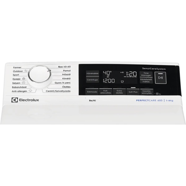 Electrolux EW6TN3262H 6 kg felültöltős mosógép