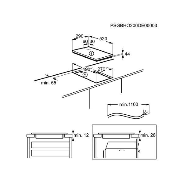 Electrolux LIT30230C Beépíthető indukciós főzőlap