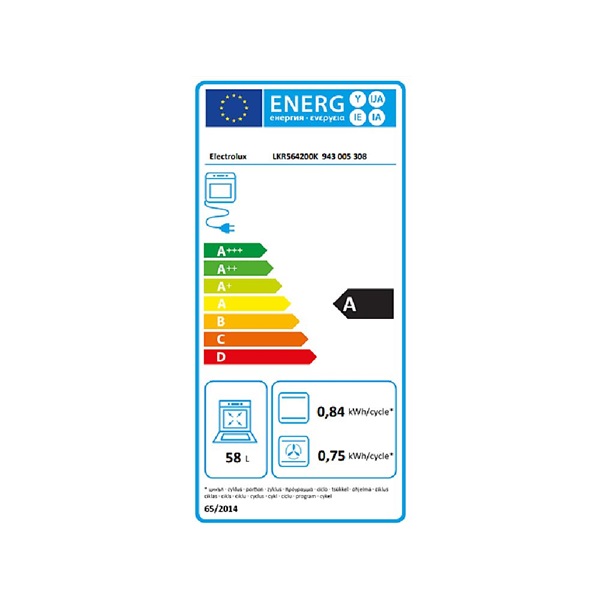 Electrolux LKR564200K PlusSteam fekete kerámialapos tűzhely