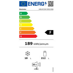 Electrolux LRB1AF23W egyajtós hűtőszekrény