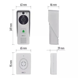 Emos H4030 GoSmart IP-09D DC vezeték nélküli akkumulátoros/napelemes wifi video kaputelefon