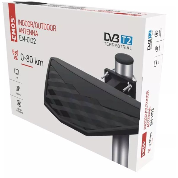 Emos J0674 EM-DIO2 LTE/4G szűrős univerzális kültéri antenna