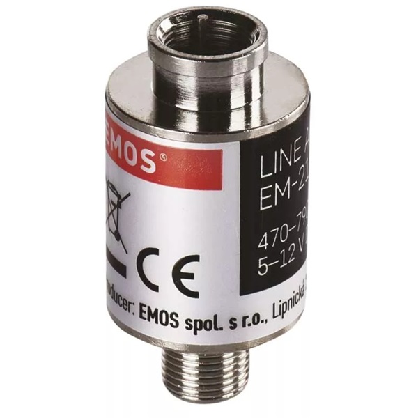 Emos J5710 DVB-T/T2 30dB antenna előerősítő