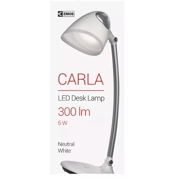 Emos Z7593 Carla fehér asztali LED lámpa