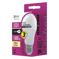 Emos ZL4206 CLASSIC A60 11,5W 2700k meleg fehér LED izzó