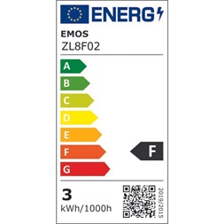 Emos ZL8F02 GU10/2,9 W (25 W)/250 lm/meleg fehér LED izzó