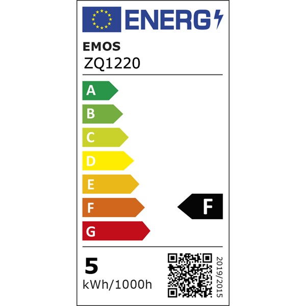 Emos ZQ1220 CLASSIC 6W E14 470 lumen meleg fehér LED kisgömb izzó