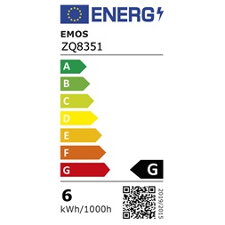 Emos ZQ8351 classic MR16 40W 465lumen GU10 LED izzó