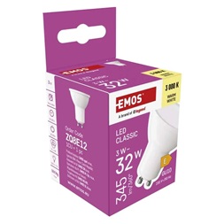 Emos ZQ8E12 classic MR16 3W 345 lm GU10 LED izzó