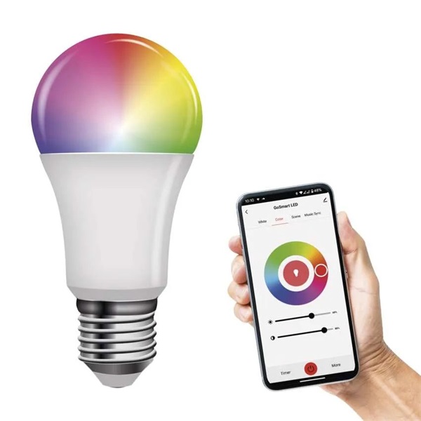 Emos ZQW515R GoSmart A60/11W(75W)/1050lm/RGB/dimmelhető/Wi-Fi/E27 LED izzó