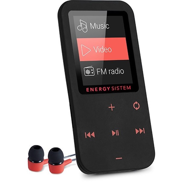 Energy Sistem EN 426454 Touch Bluetooth-os 8GB fekete/korall MP4 lejátszó