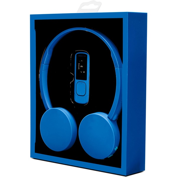 Energy Sistem EN 443857 Musik Pack Bluetooth-os 8GB kék MP3 lejátszó Bluetooth fejhallgatóval