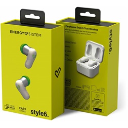 Energy Sistem EN 447329 Earphones Style 6 True Wireless Bluetooth fehér fülhallgató