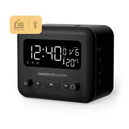 Energy Sistem EN 450930 Clock Speaker 2 Bluetooth fekete ébresztőórás hangszóró