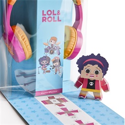 Energy Sistem EN 451876 Lol&Roll Pop Kids pink gyerek fejhallgató