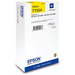 Epson C13T755440 T7554 4K XL sárga tintapatron