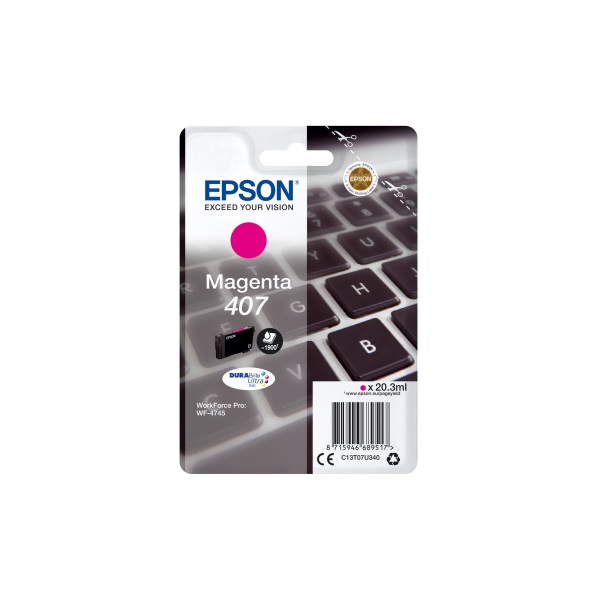 Epson C13T07U340 WF-4745DTWF L magenta tintapatron