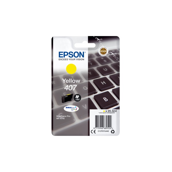 Epson C13T07U440 WF-4745DTWF L sárga tintapatron