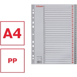 Esselte A4  1-31 műanyag regiszter