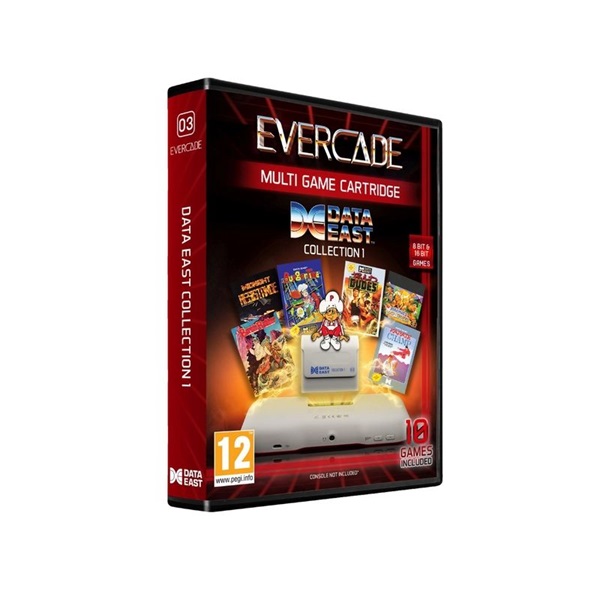 Evercade #03 Data East Collection 10in1 Retro Multi Game játékszoftver csomag