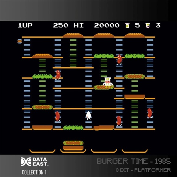 Evercade #03 Data East Collection 10in1 Retro Multi Game játékszoftver csomag