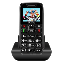 Evolveo EasyPhone EP501 1,8" fekete mobiltelefon