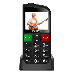 Evolveo EasyPhone FL EP801 2,3" DualSIM fekete mobiltelefon