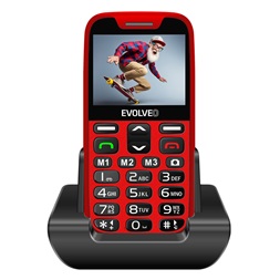 Evolveo EasyPhone XR EP601 2,3" piros mobiltelefon