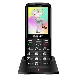 Evolveo Easyphone XO EP630 2,8" fekete mobiltelefon