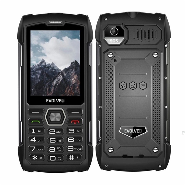 Evolveo STRONGPHONE H1 2,8" DualSIM fekete/szürke mobiltelefon