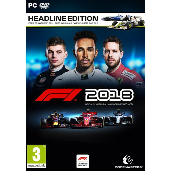 F1 2018 PC játékszoftver