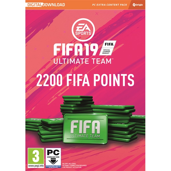 FIFA 19 2200 FUT POINTS PC játékszoftver