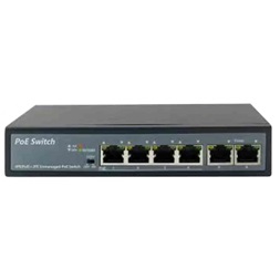 FUTURA PoE-4P/2 Uplink + 4 PoE portos switch