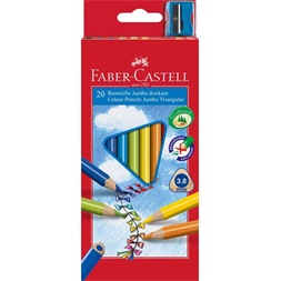 Faber-Castell Grip Junior háromszög alakú 20db-os színes ceruza készlet