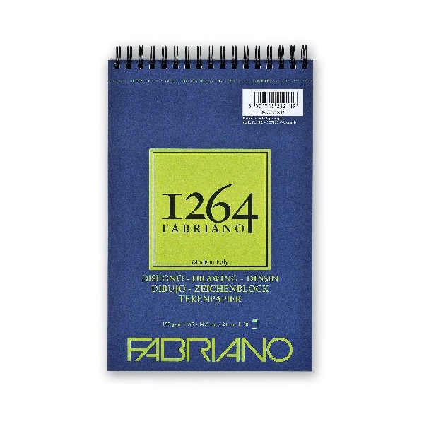 Fabriano 1264 Drawing 180g A5 30lapos spirálkötött rajztömb