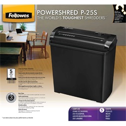 Fellowes 4701001 Powershred P-25 csík 5 lap iratmegsemmisítő