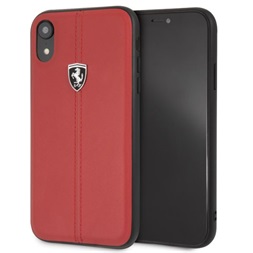 Ferrari Heritage iPhone XR piros csíkos/kemény tok