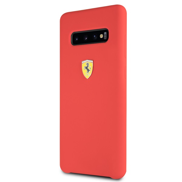 Ferrari Samsung S10 Plus SF piros szilikon hátlap