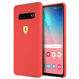 Ferrari Samsung S10 Plus SF piros szilikon hátlap