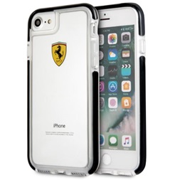 Ferrari iPhone 7 átlátszó/fekete hátlap