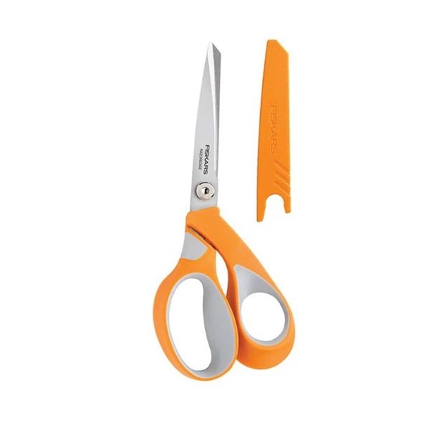 Fiskars "RazorEdge Softgrip" 21 cm általános olló, narancssárga